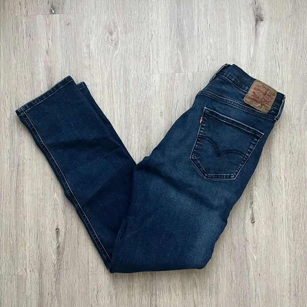 Levis 541 Athletic Taper Jeans Mens (Fits 32x34) Dark Wash Indigo Denim